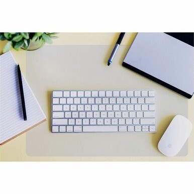 Desktex&amp;reg; Polycarbonate Desk Pad 20" x 36" - Protects desktop surfaces from scratches, scuffs, spills and heat damage.