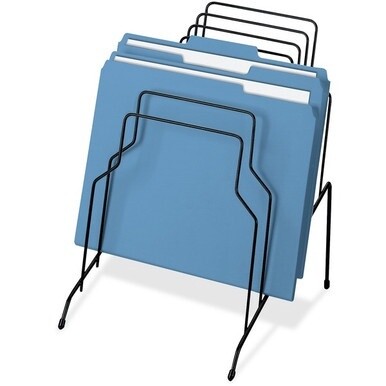 Fellowes Wire Step File&amp;reg; - 8 Compartment(s) - Drawer Size 8.50" x 14" - 11.8" Height x 10.1" Width x 12.1" DepthDesktop - Black - Steel - 1 Each