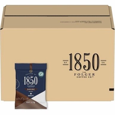 Folgers&amp;reg; 1850 Black Gold Coffee - Dark - 2.5 oz - 24 / Carton
