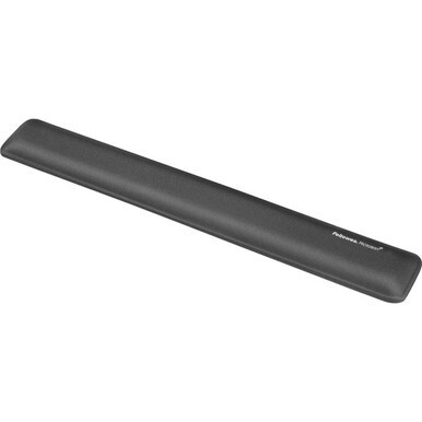 Fellowes Wrist Support with Microban&amp;reg; Protection - 0.56" x 18.38" x 2.75" Dimension - Graphite - Gel, Polyester - Wear Resistant, Tear Resistant - 1 Pack