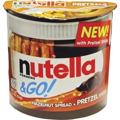 Nutella &amp; GO Hazelnut Spread &amp; Pretzels - 1.80 oz - 12 / Box