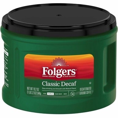 Folgers&amp;reg; Classic Decaf Coffee - Medium - 19.2 oz - 1 Each