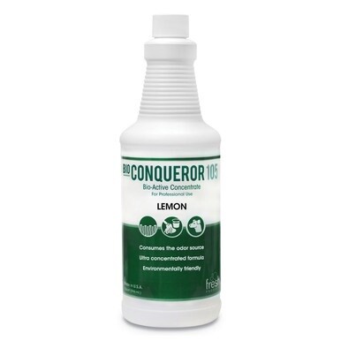 Bio Conqueror 105 Enzymatic Odor Counteractant Concentrate, Citrus, 32 oz Bottle, 12/Carton