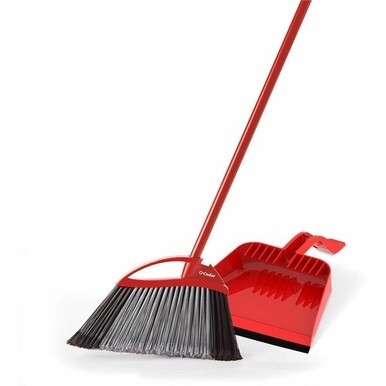 O-Cedar PowerCorner Pet Pro Broom - Red, Black, Gray - 1 Each