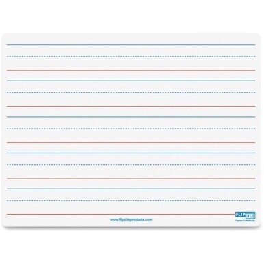 Flipside Double-sided Magnetic Dry Erase Board - 9" (0.8 ft) Width x 12" (1 ft) Height - White Surface - Rectangle - Magnetic - 1 Each