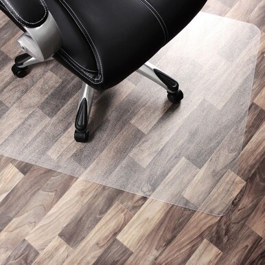 Cleartex&amp;reg; Unomat Anti-Slip Rectangular Chair Mat Hard Floors and Carpet Tiles - 35" x 47" - Hard Floor, Home, Office - 47" Length x 35" Width x 80 mil Depth x 80 mil Thickness - Rectangular - Poly