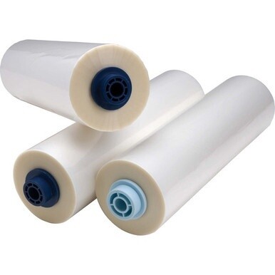 GBC EZ Load Blue End Cap Laminating Roll Film - Laminating Pouch/Sheet Size: 11.50&quot; Width x 100 ft Length x 5 mil Thickness - Glossy - Clear - 2 / Box