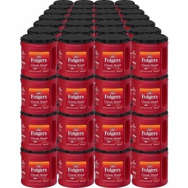 Folgers&amp;reg; Classic Roast Ground Coffee - Medium - 25.9 oz - 294 / Pallet