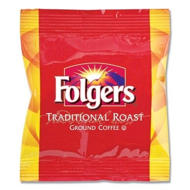 Ground Coffee Fraction Packs, Traditional Roast, 2oz, 42/Carton