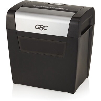 GBC ShredMaster PX08-04 Cross-Cut Paper Shredder - Non-continuous Shredder - Super Cross Cut - 8 Per Pass - for shredding Staples, Paper Clip - P-3 - 5.90 ft/min - 9" Throat - 3 Minute Run Time - 3.96