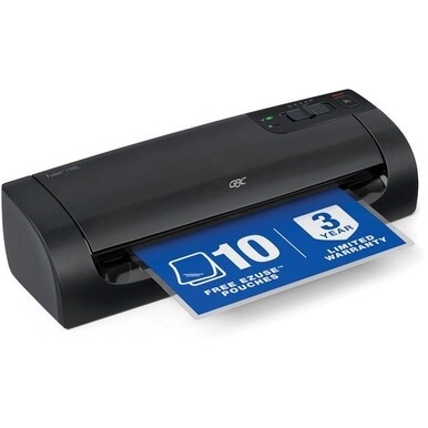 GBC Fusion 1000L 9&quot;Laminator - Pouch - 12&quot; Lamination Width - 5 mil Lamination Thickness - Manual Release - 3.5&quot; x 4.1&quot;