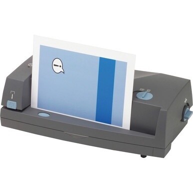 GBC 3230ST Electric Punch/Stapler Kit - 3 Punch Head(s) - 24 Sheet - Dark Gray