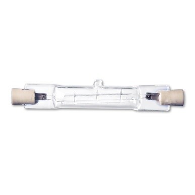 QuartzLine Tungsten Halogen Bulb, T3, 100 W, Clear