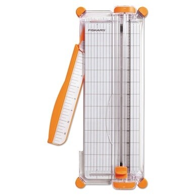 Personal Paper Trimmer, 7 Sheets, 12&quot; Cut Length, Plastic Base, 5.5 x 14
