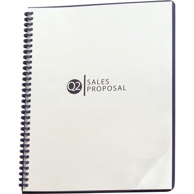 GBC ClearView Presentation Covers - 6 mil Thickness - For Letter 8 1/2" x 11" Sheet - 19 x Holes - Round - Clear - Polypropylene - 100 / Box