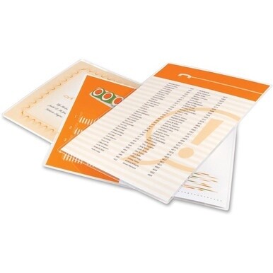 GBC UltraClear Thermal Laminating Pouches - Sheet Size Supported: Letter 8.50" Width x 11" Length - Laminating Pouch/Sheet Size: 9" Width x 11.50" Length x 5 mil Thickness - Glossy - for Document, Pho