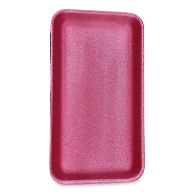 Meat Trays, #1525, 14.5 x 8 x 0.75, Pink, 250/Carton