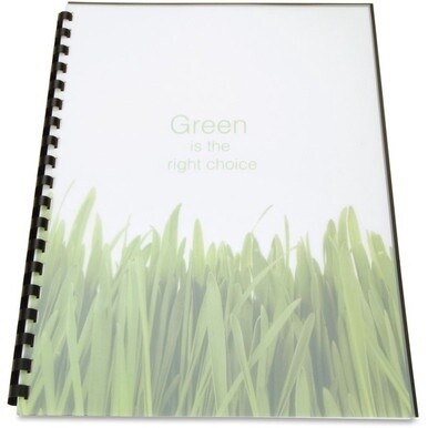GBC Binding Presentation Covers - For Letter 8 1/2&quot; x 11&quot; Sheet - Frost - Polypropylene - 25 / Pack