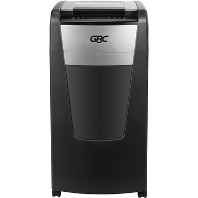 GBC AutoFeed+ Office Shredder, 600X, Super Cross-Cut, 600 Sheets - Continuous Shredder - Super Cross Cut - 15 Per Pass - for shredding Credit Card, Paper Clip, Staples, Paper - P-4 - 4 Hour Run Time -