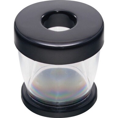 Gem Office Products Paper Clip Dispenser - Plastic - 1 Each - Black