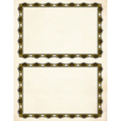 Geographics Certificate Holder - 15 Sheet Capacity - Assorted - 30 / Pack