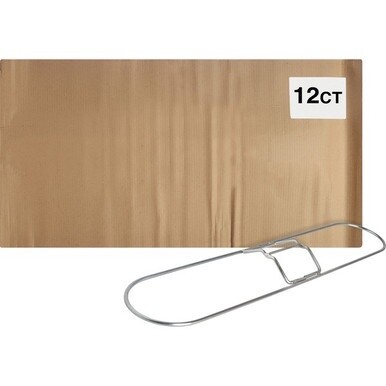 Genuine Joe Clip-On 36" Dust Mop Frame - 360&amp;deg; Swivel, Rust Resistant, Chrome Plated, Reinforced - Chrome - Steel - 12 / Carton