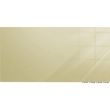 Ghent Magnetic Aria - Horizontal - 96" (8 ft) Width x 48" (4 ft) Height - Beige Tempered Glass Surface - Rectangle - Horizontal - Magnetic - Eraser Included - 1 Each