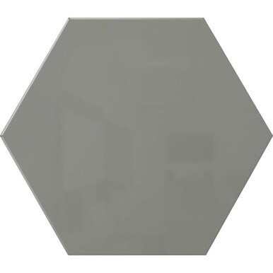 Ghent Powder-Coated Hex Steel Whiteboards - 21" (1.7 ft) Width x 18" (1.5 ft) Height - Gray Steel Surface - Hexagonal - Magnetic - 1 Each