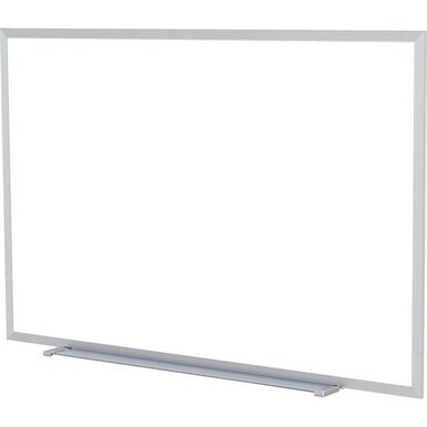 Ghent M2 Dry Erase Board - 60" (5 ft) Width x 36" (3 ft) Height - White Surface - Satin Aluminum Frame - Rectangle - Horizontal - Non-magnetic, Accessory Tray, Eco-friendly, Durable - 1 Each - TAA Com