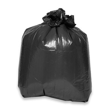 Genuine Joe Low Density Liners - Medium Size - 33 gal Capacity - 33&quot; Width x 39&quot; Length - 0.60 mil (15 Micron) Thickness - Low Density - Brown, Black - 60/Carton