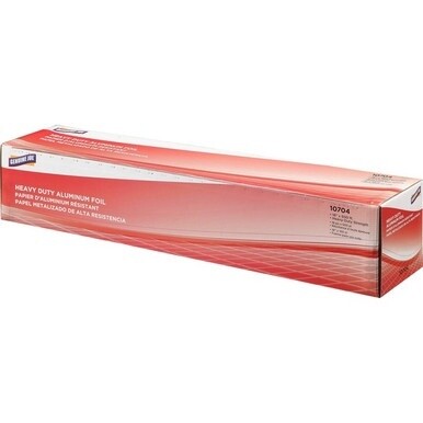 Genuine Joe Heavy-duty Aluminum Foil - 18" Width x 500 ft Length - Heavy Duty, Sturdy, Dispenser, Pliable - Aluminum - Silver - 1Each