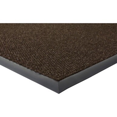 Genuine Joe Ultraguard Indoor Wiper Mats - Hard Floor, Indoor, Outdoor - 72&quot; Length x 48&quot; Width - Rubber - Chocolate - 1Each