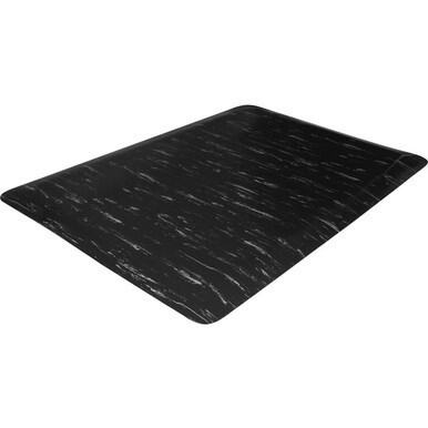 Genuine Joe Marble Top Anti-fatigue Mats - Office, Airport, Bank, Copier, Teller Station, Service Counter, Assembly Line, Industry - 24&quot; Width x 36&quot; Depth x 0.50&quot; Thickness - High Density Foam (HDF) -