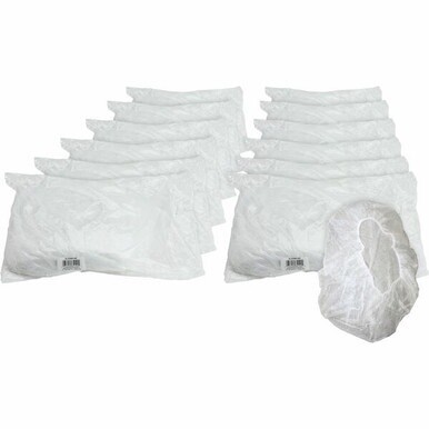 Genuine Joe Nonwoven Bouffant Cap - Recommended for: Hospital, Laboratory - Large Size - 21&quot; Stretched Diameter - Contaminant Protection - Polypropylene - White - Lightweight, Comfortable, Elastic Hea
