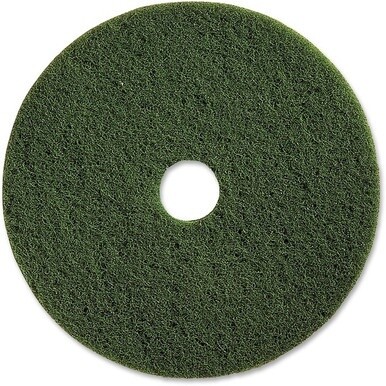 Genuine Joe 20" Scrubbing Floor Pad - 20" Diameter - 5/Carton x 20" Diameter x 1" Thickness - Scrubbing, Floor - 175 rpm to 350 rpm Speed Supported - Heavy Duty, Dirt Remover, Long Lasting, Durable - 
