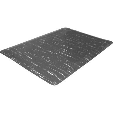 Genuine Joe Marble Top Anti-fatigue Mats - Office, Industry, Airport, Bank, Copier, Teller Station, Service Counter, Assembly Line - 24" Width x 36" Depth x 0.50" Thickness - High Density Foam (HDF) -