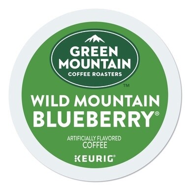 Fair Trade Wild Mountain Blueberry Coffee K-Cups, 96/Carton