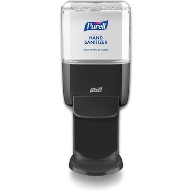 PURELL&amp;reg; ES4 Hand Sanitizer Dispenser - Manual - 1.27 quart Capacity - Locking Mechanism, Durable, Wall Mountable - Graphite - 1Each