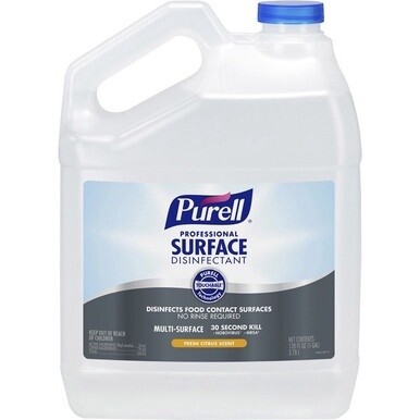 PURELL&amp;reg; Professional Surface Disinfectant Gallon Refill - Ready-To-Use - 128 fl oz (4 quart) - Fresh Citrus ScentBottle - 1 Each