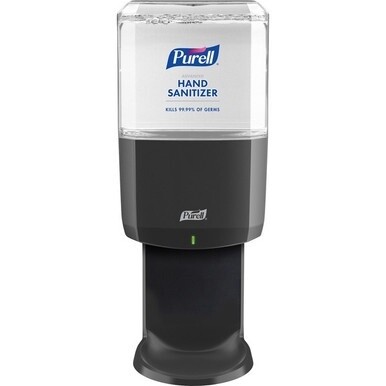 PURELL&amp;reg; ES8 Hand Sanitizer Dispenser - Automatic - 1.27 quart Capacity - Touch-free, Wall Mountable, Refillable - Graphite - 1Each