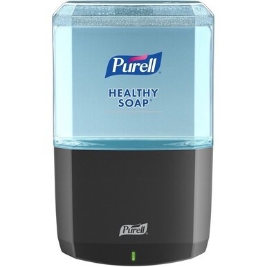 PURELL&amp;reg; ES6 Touch-free Hand Soap Dispenser - Automatic - 1.27 quart Capacity - Support 4 x C Battery - Locking Mechanism, Durable, Wall Mountable, Touch-free - Graphite - 1Each