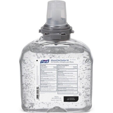PURELL&amp;reg; Hand Sanitizer Gel Refill - 40.6 fl oz (1200 mL) - Kill Germs - Hand, Skin - Moisturizing - Clear - 1 Each