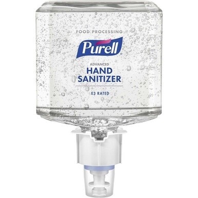 PURELL&amp;reg; Hand Sanitizer Gel Refill - 40.6 fl oz (1200 mL) - Bacteria Remover, Kill Germs, Food Remover - Hand - Dye-free, Fragrance-free, No Rinse, Hygienic - 1 / Carton