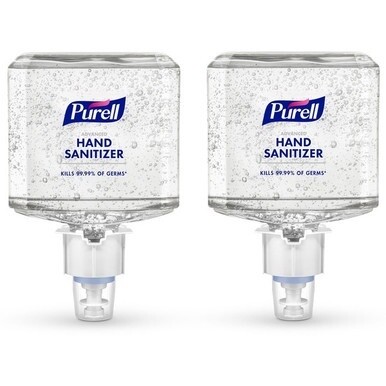 PURELL&amp;reg; Advanced Hand Sanitizer Gel Refill - Citrus, Fruity Scent - 40.6 fl oz (1200 mL) - Kill Germs - Hand, Skin - Clear - Dye-free, Hygienic - 2 / Carton