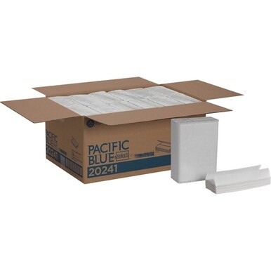 Pacific Blue Select C-Fold Paper Towels - 10.10&quot; x 12.70&quot; - White - Absorbent - For Lodging, Healthcare, Food Service, Office Building - 200 Per Pack - 12 / Carton