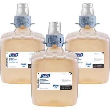 PURELL&amp;reg; CS4 Healthcare Foam Handwash 2% CHG Antimicrobial Foam Refill - 42.3 fl oz (1250 mL) - Kill Germs, Bacteria Remover - Hand, Hospital, Healthcare, Skin - Moisturizing - Non-irritating, Dye-