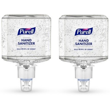 PURELL&amp;reg; Advanced Hand Sanitizer Gel Refill - 40.6 fl oz (1200 mL) - Bacteria Remover, Kill Germs - Hand - Dye-free, Hygienic - 2 / Carton
