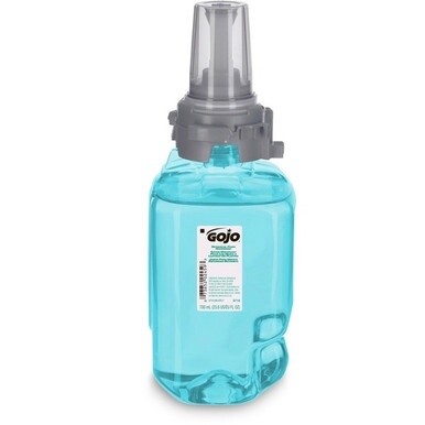 Gojo&amp;reg; ADX-7 Dispenser Refill Botanical Foam Soap - Botanical ScentFor - 23.7 fl oz (700 mL) - Pump Bottle Dispenser - Skin, Hand - Moisturizing - Emerald Green - Rich Lather, Bio-based - 1 Each