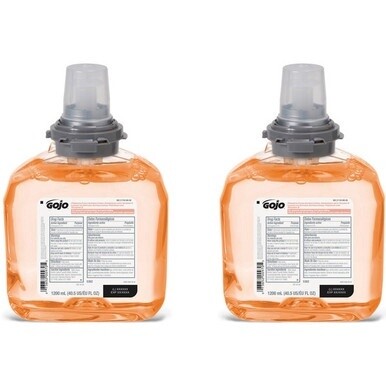 Gojo&amp;reg; TFX Premium Foam Antibacterial Handwash - Floral ScentFor - 40.6 fl oz (1200 mL) - Kill Germs - Hand - Antibacterial - 2 / Carton