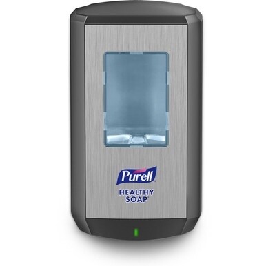 PURELL&amp;reg; CS6 Soap Dispenser - Automatic - 1.27 quart Capacity - Support 4 x C Battery - Site Window, Wall Mountable, Durable - Gray - 2 / Carton